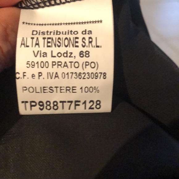 Black sheer bloused bodysuit, Made in Italy, in size S - Picture 10 of 10